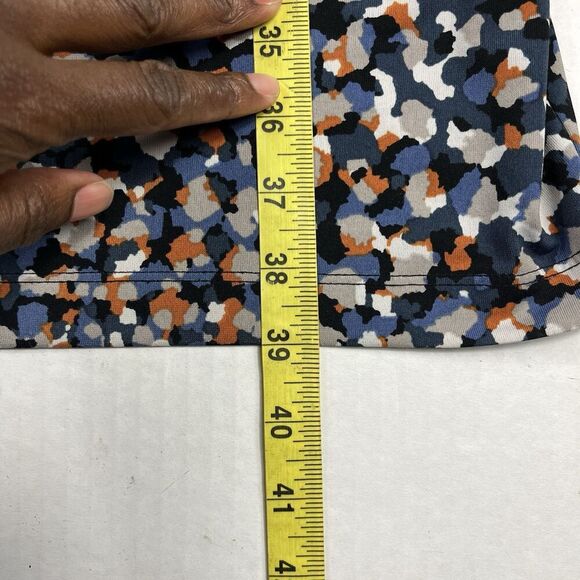 BCBGMaxazria Francine Dress Allover Dot Print Knee Length Stretch V-Neck LARGE - Picture 5 of 10